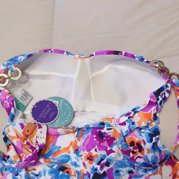 Catalina Swim Tankini Top Size 16W - Picture 10 of 11